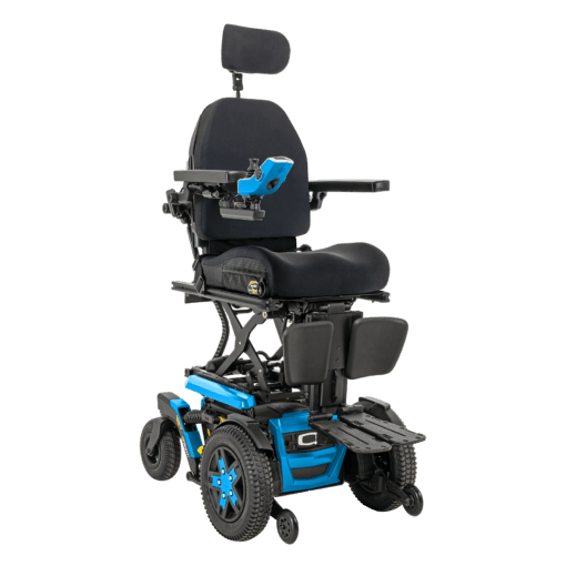 Quantum Q6 4Front 2 Power Wheelchair 4front2 electricblue lift right quantum q6 edge 3, q6 edge 3, quantum edge 3