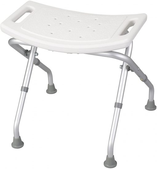 Drive medical folding shower chair without back