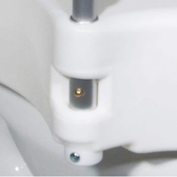 2-in-1 Locking Raised Toilet Seat with Tool-free Removable Arms RTL12027RA