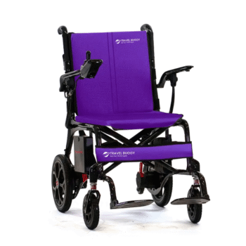Aerolux Carbon Fiber Folding Electric Wheelchair