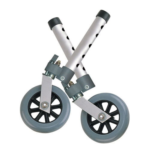 Drive Swivel Wheel with Lock & Two Sets of Rear Glides Drive swivel wheel with lock