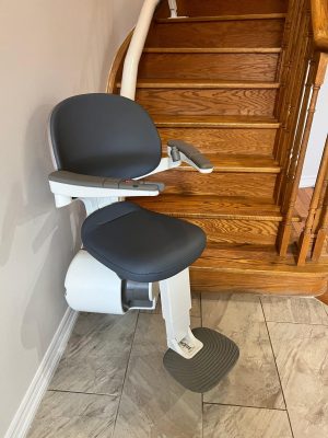 Flox X Curved Stairlift Install in Brampton (10)