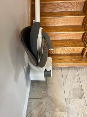 Flox X Curved Stairlift Install in Brampton (19)