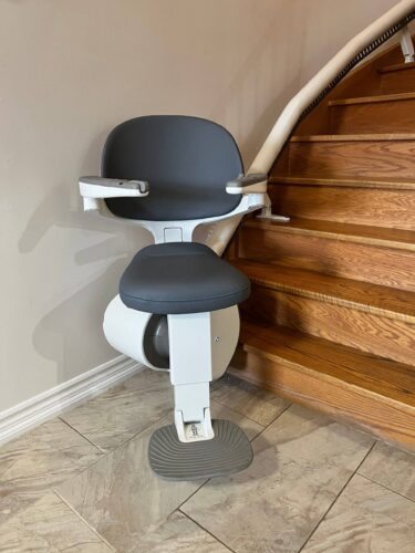 Flox X Curved Stairlift Install in Brampton (2)