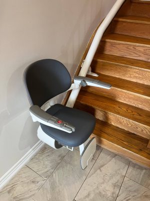 Flox X Curved Stairlift Install in Brampton (23)
