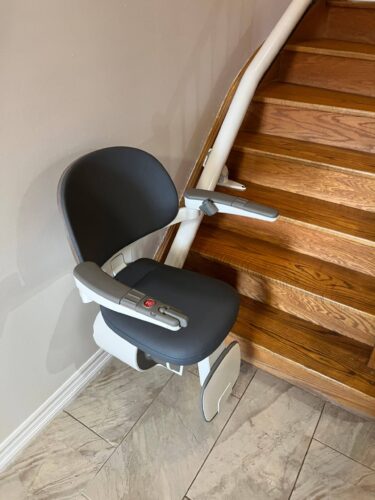 Flox X Curved Stairlift Install in Brampton (23)
