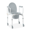 Medline Drop-Arm Commode with Wheels - G1-303DWX1 Medline drop arm commode with wheels 3 Drop-Arm Commode