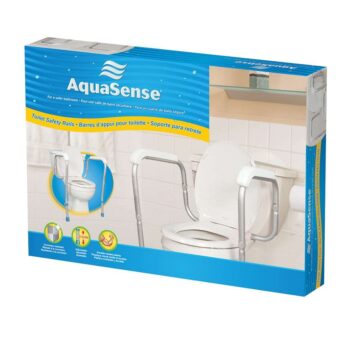 AquaSense Adjustable Toilet Safety Rails