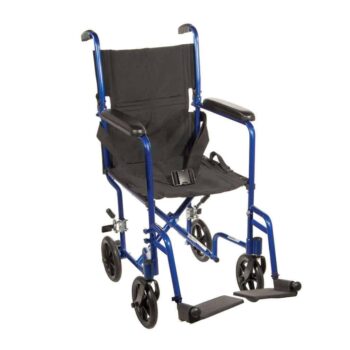 Aluminum transport chair by drive medical