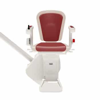 Handicare Freecurve Curved Stairlift freecurve_alliance_bordeauxred_frontaal_1588591618 Handicare Freecurve Curved Stairlift