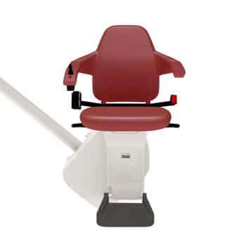 Handicare Freecurve Curved Stairlift freecurve_classic_bordeauxred_frontaal_1588225277 Handicare Freecurve Curved Stairlift