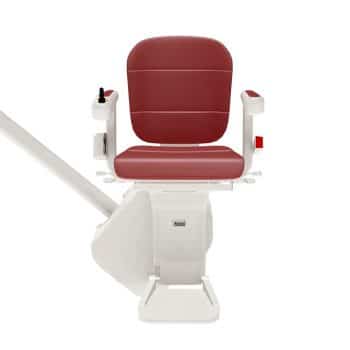 Handicare Freecurve Curved Stairlift freecurve_elegance_bordeauxred_frontaal_1588591502 Handicare Freecurve Curved Stairlift