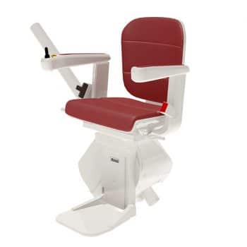 Handicare Freecurve Curved Stairlift freecurve_elegance_bordeauxred_schuin_1588591502-2 Handicare Freecurve Curved Stairlift