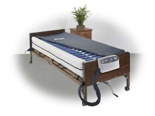 Med Aire Plus 8" Alternating Pressure and Low Air Loss Mattress System with 10" Defined Perimeter