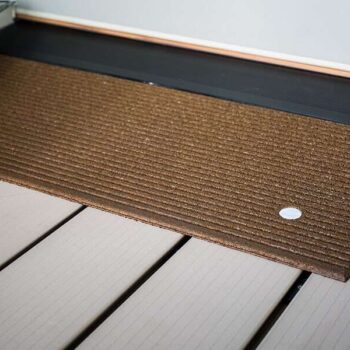 Rubber Angled Entry Mat in Toronto Mobility Specialties Angled Entry Mat MODULAR ENTRY RAMP